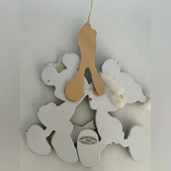 VINTAGE: Disney | 1985 Disney Mickey & Minnie Mouse Christmas Tree Ornament - Picture 7 of 8